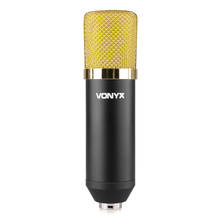Vonyx CMS400B - Conjunto Estudio / Micro de condensador con soporte y paravientos - Tempo Shop