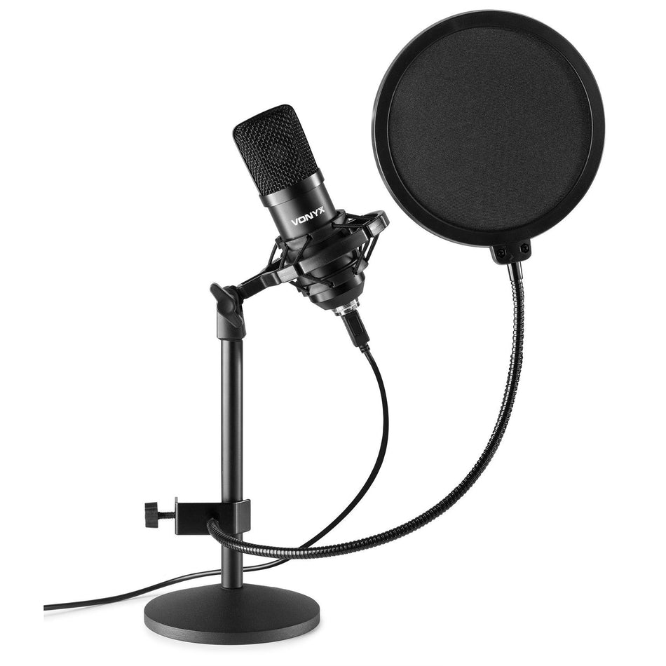 Vonyx CMTS300 - Studio Microphone Set Black - Tempo Shop