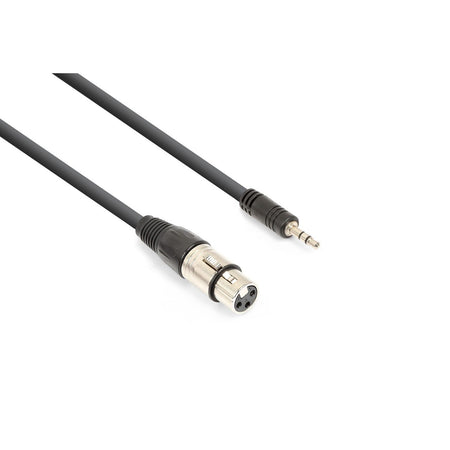 Vonyx CX320 - 05 - Cable XLR Hembra - Jack 3.5 Stereo (0.5m) - Tempo Shop