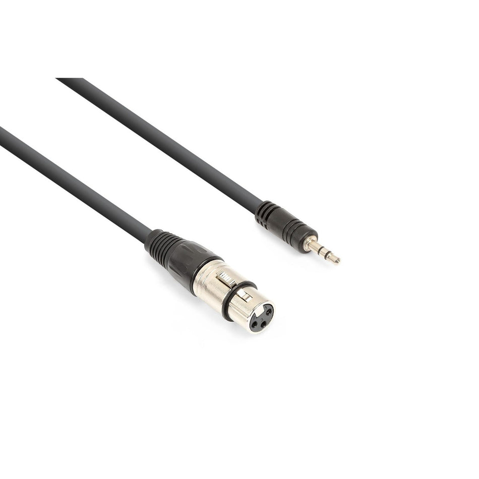 Vonyx CX320 - 05 - Cable XLR Hembra - Jack 3.5 Stereo (0.5m) - Tempo Shop