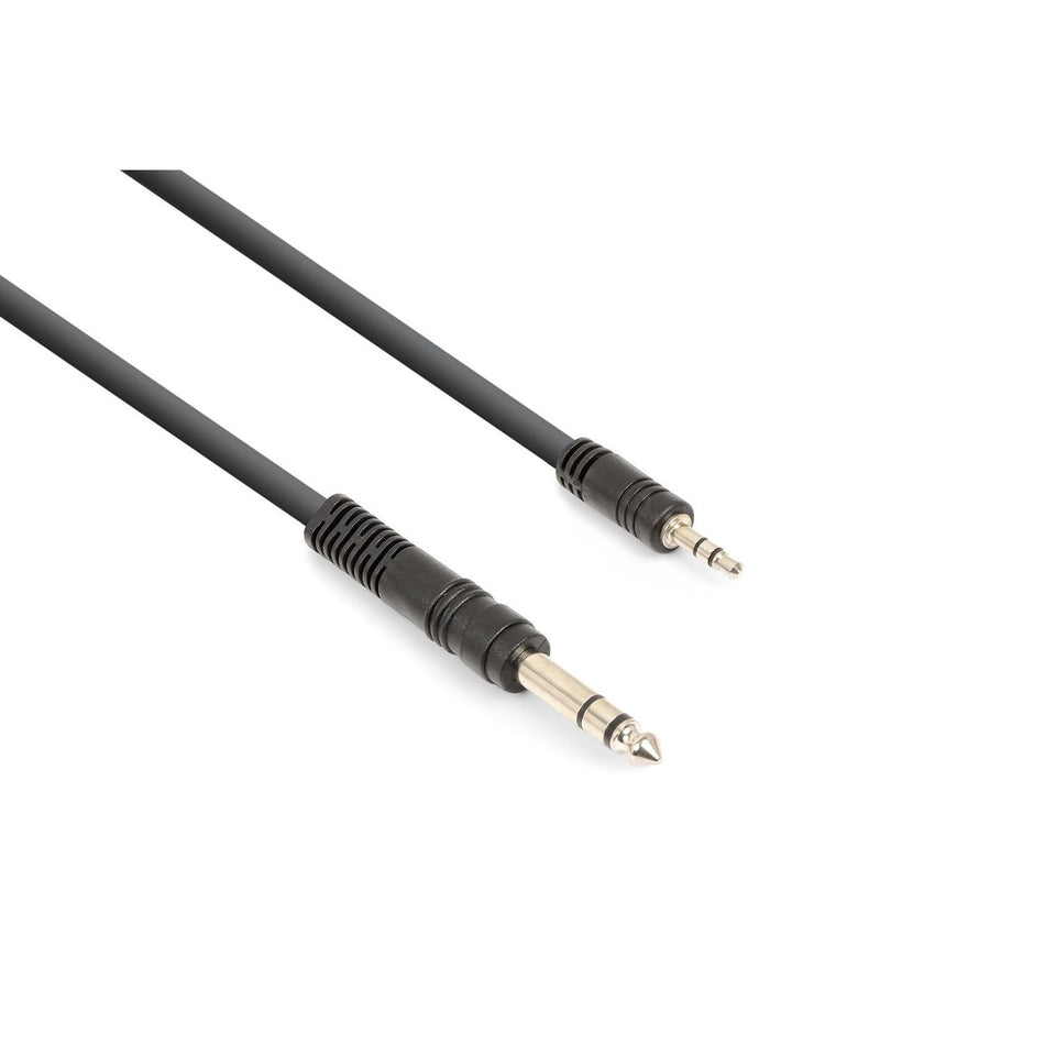 Vonyx CX330 - 1 - Cable 3.5mm Stereo - 6.3mm Stereo 1.5m - Tempo Shop