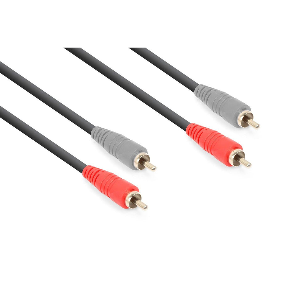 Vonyx CX340 - 6 - Cable 2x RCA Macho - 2x RCA Macho 6m - Tempo Shop