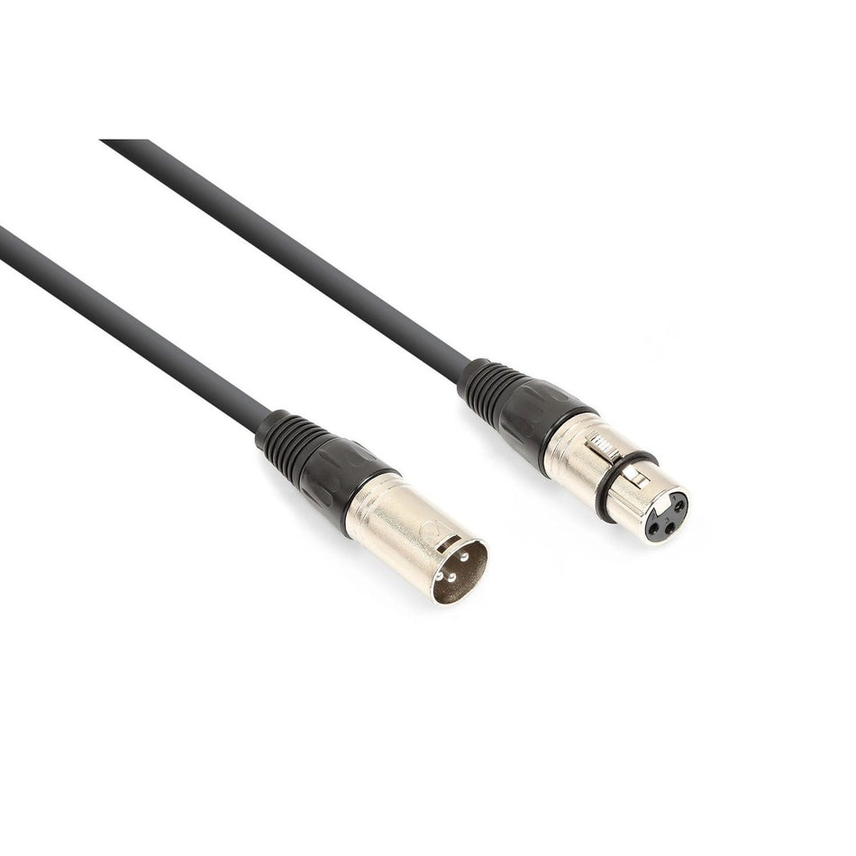 Vonyx CX350 - 1 - DMX Cable 3 - Pin XLR Macho - XLR Hembra 1.5m (110Ohm) - Tempo Shop