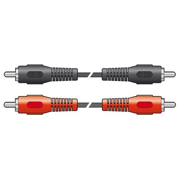 Vonyx CX402 - 1 - 2 x Macho RCA - 2 x Macho RCA, 1.2m - Tempo Shop