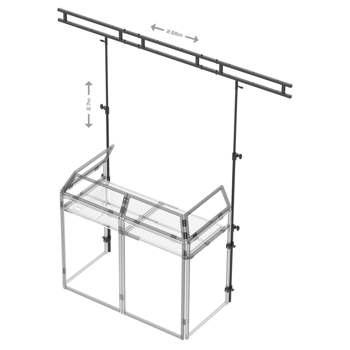 Vonyx DB3L - Puente de luces para mesa DJ DB3 - Tempo Shop