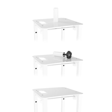 Vonyx DJP170 - Set de Pedestal DJ con placa base plegable - Tempo Shop
