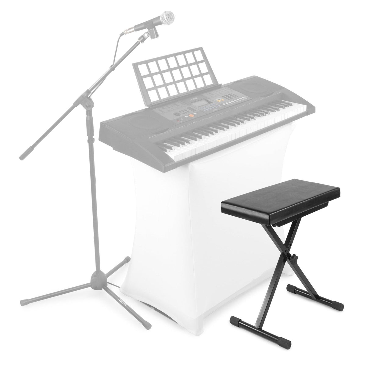 Vonyx KBB10 - Banqueta para teclado - Tempo Shop