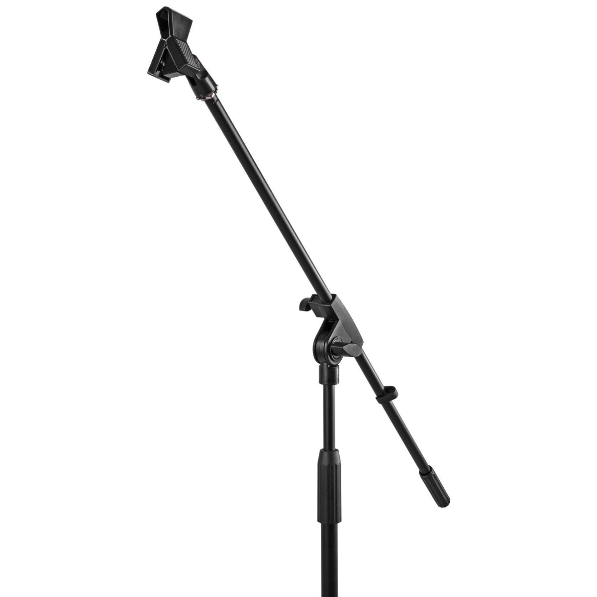 Vonyx MS10 - Pie de micrófono con pértiga, altura 1.6m, negro - Tempo Shop