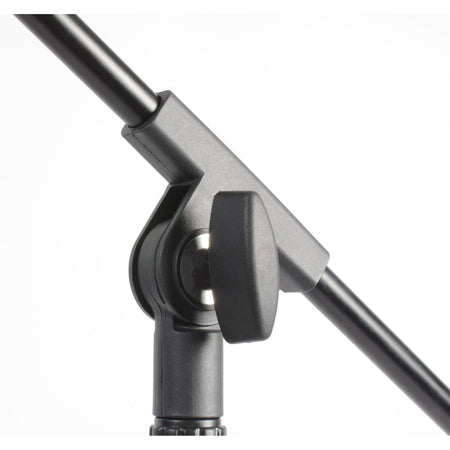 Vonyx MS10 - Pie de micrófono con pértiga, altura 1.6m, negro - Tempo Shop