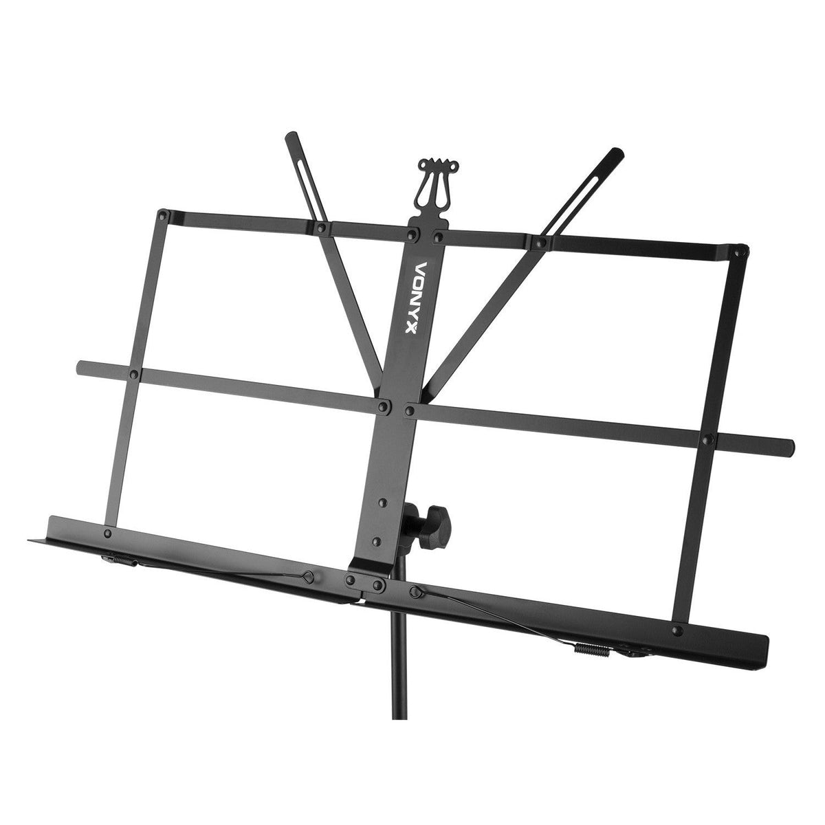 Vonyx MSS02 - Soporte de partituras plegable negro - Tempo Shop