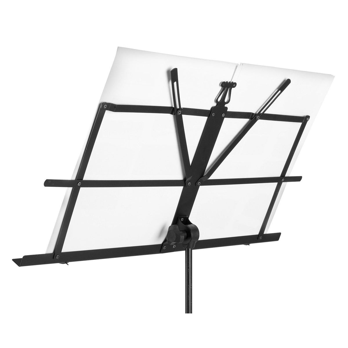 Vonyx MSS02 - Soporte de partituras plegable negro - Tempo Shop