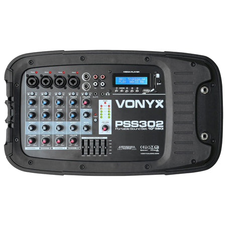 Vonyx PSS302 - Set Portatil 10" SD/USB/MP3/BT con Tripode - Tempo Shop