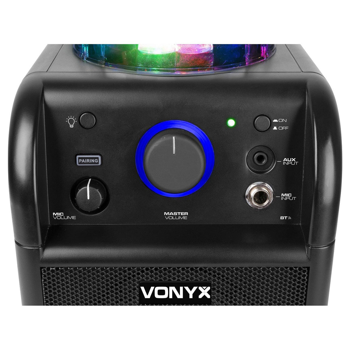 Vonyx SBS50B BT - Bafle Karaoke negro con bola LED - Tempo Shop