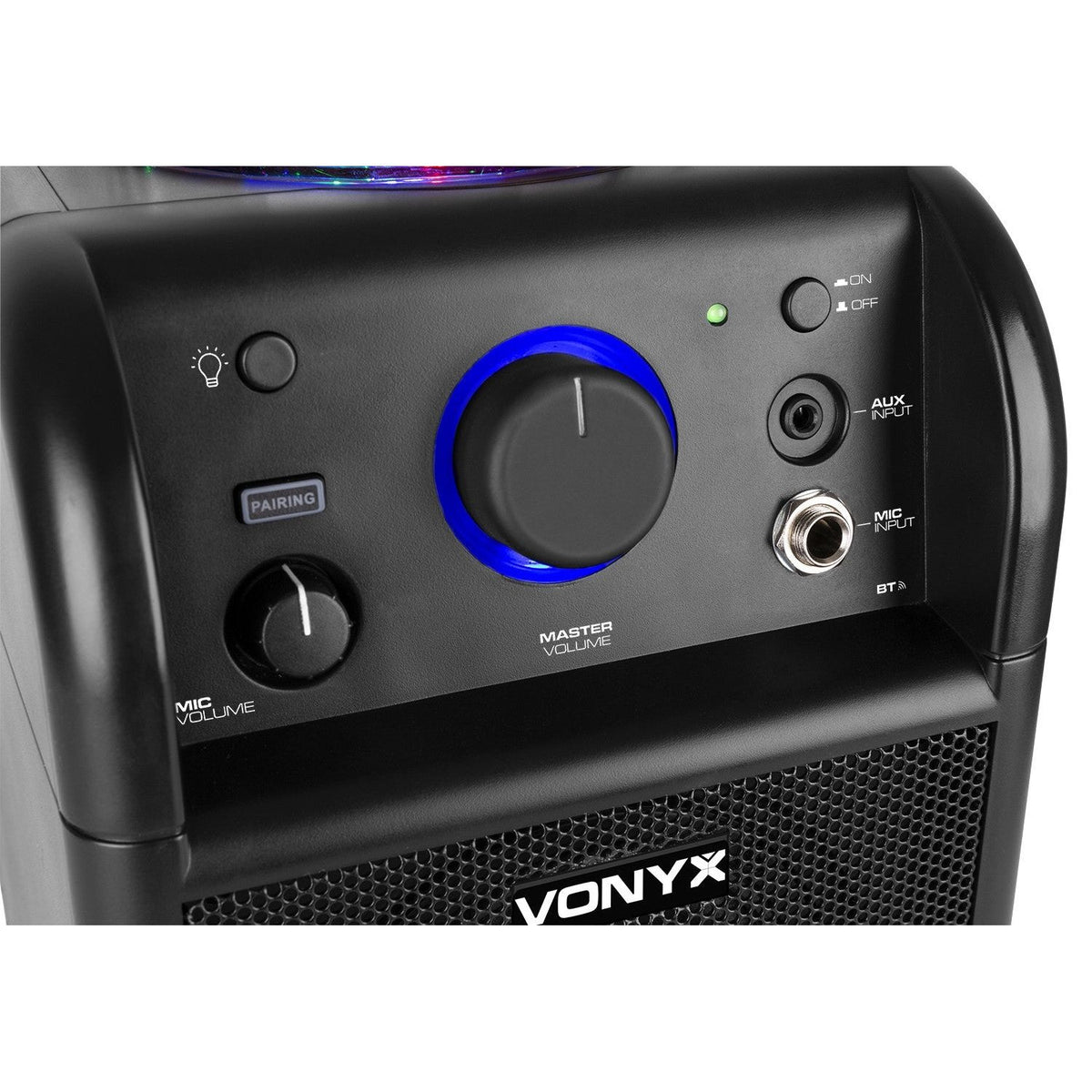 Vonyx SBS50B BT - Bafle Karaoke negro con bola LED - Tempo Shop