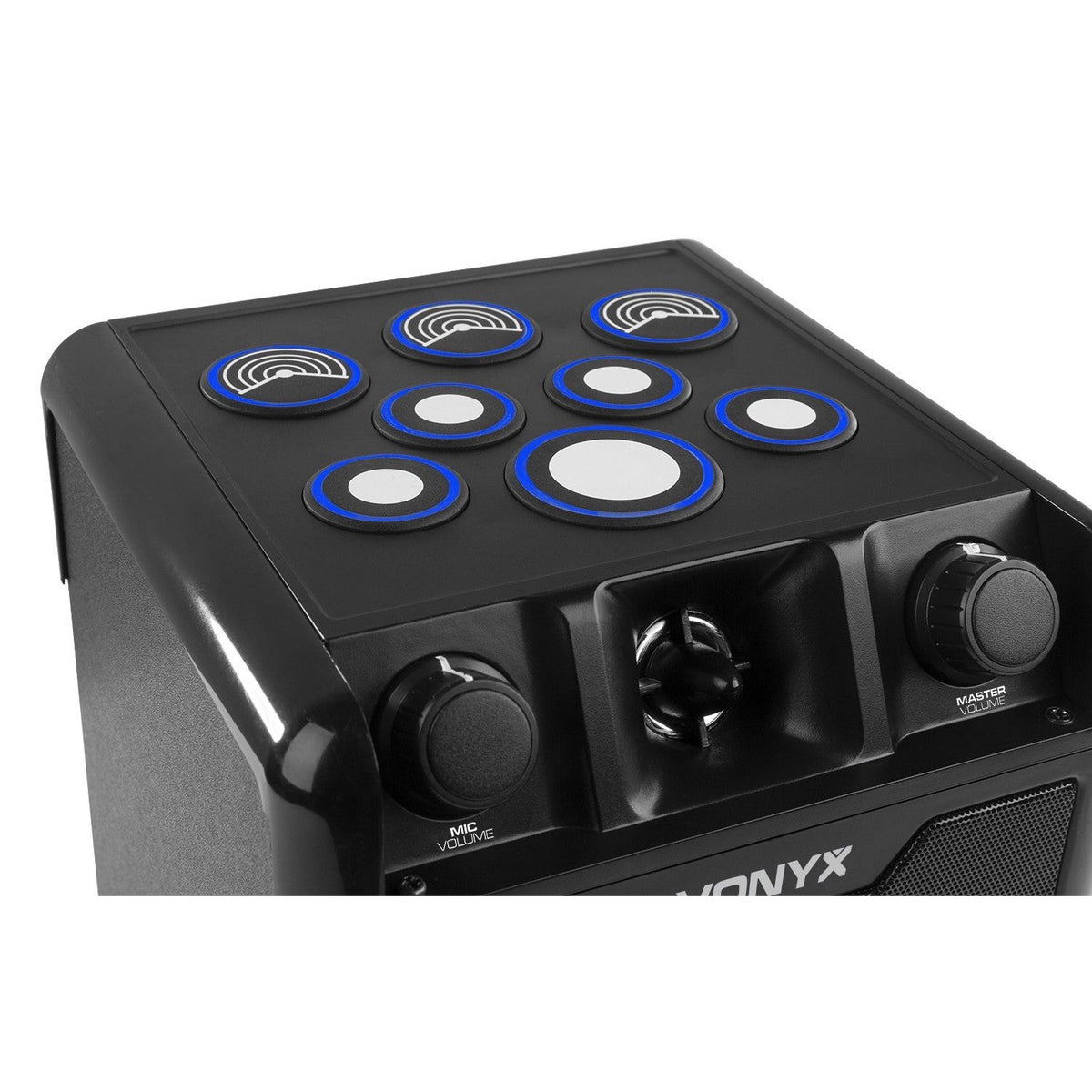Vonyx SBS50B - DRUM - Set Karaoke negro con Drum Pads - Tempo Shop