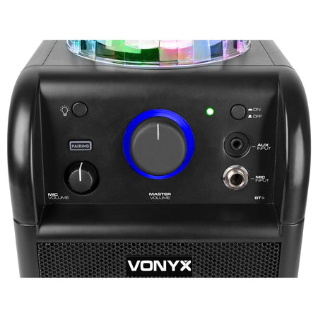 Vonyx SBS50B - PLUS - Conjunto Karaoke Negro con luces LED - Tempo Shop