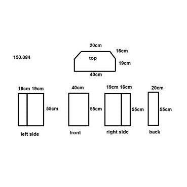 Vonyx SC12 - Cobertor para bafle General 12" - Tempo Shop