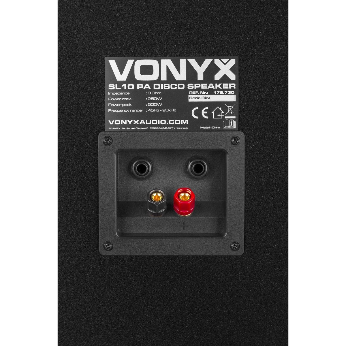 Vonyx SL10 - Caja acústica disco 10"/25cm 500W - Tempo Shop