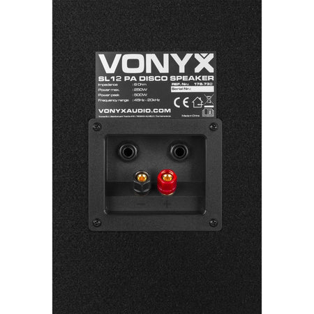 Vonyx SL12 - Caja acústica disco 12"/30cm 600W - Tempo Shop