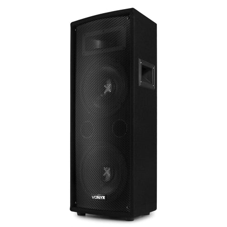 Vonyx SL28 - Caja acustica disco PA 2x 8"/20cm 800W - Tempo Shop
