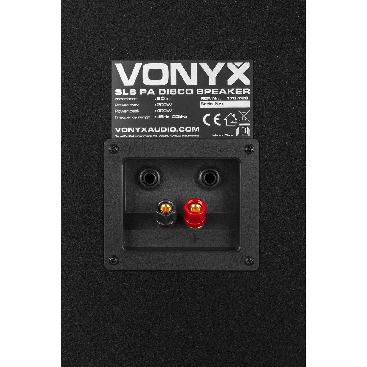 Vonyx SL8 - Caja acústica disco 8"/20cm 400W - Tempo Shop