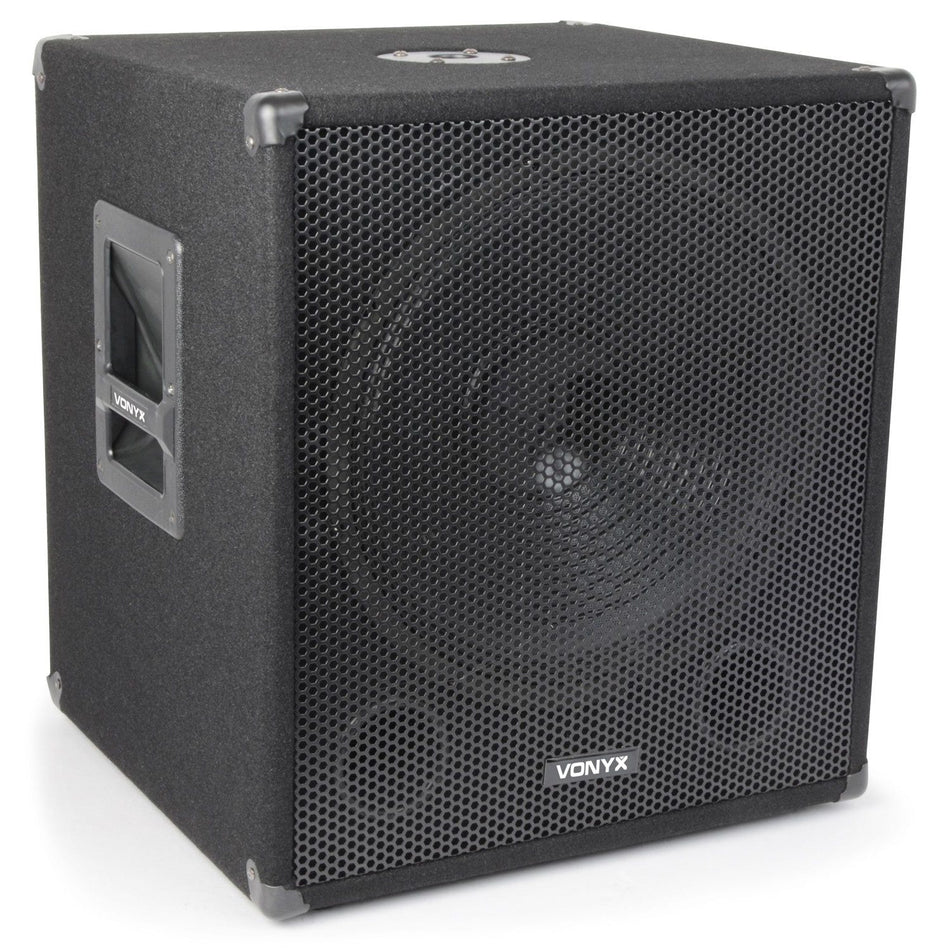 Vonyx SMWBA15 - Subwoofer Bi - Amplificado 15" 600W - Tempo Shop