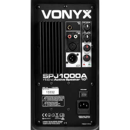 Vonyx SPJ - 1000A - Bafle Activo Hi - End 10" 400W - Tempo Shop
