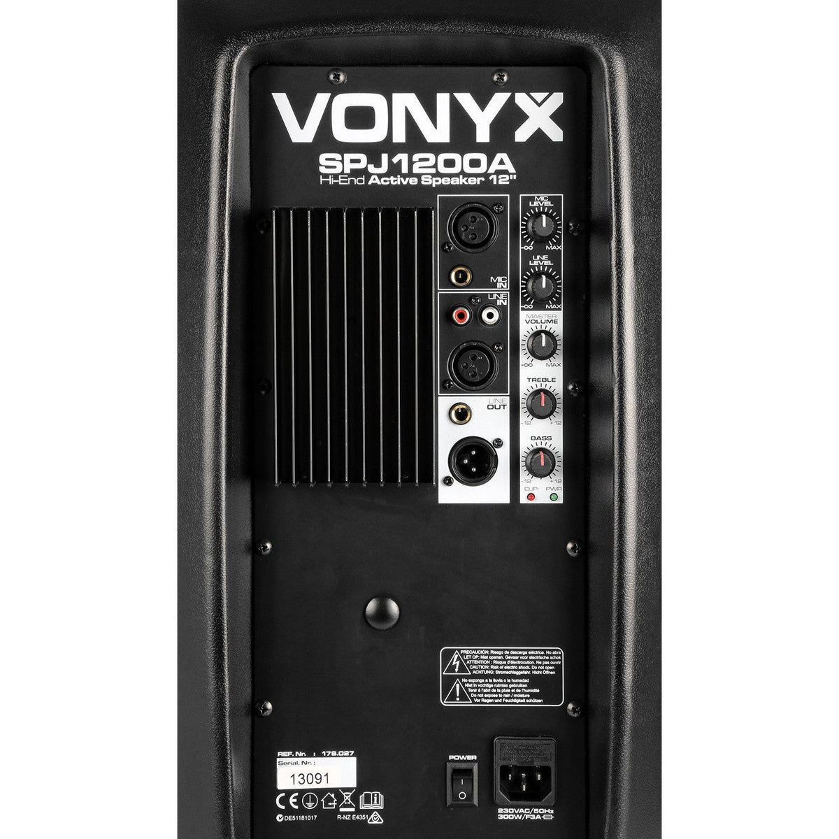 Vonyx SPJ - 1200A - Bafle Activo Hi - End 12" 600W - Tempo Shop