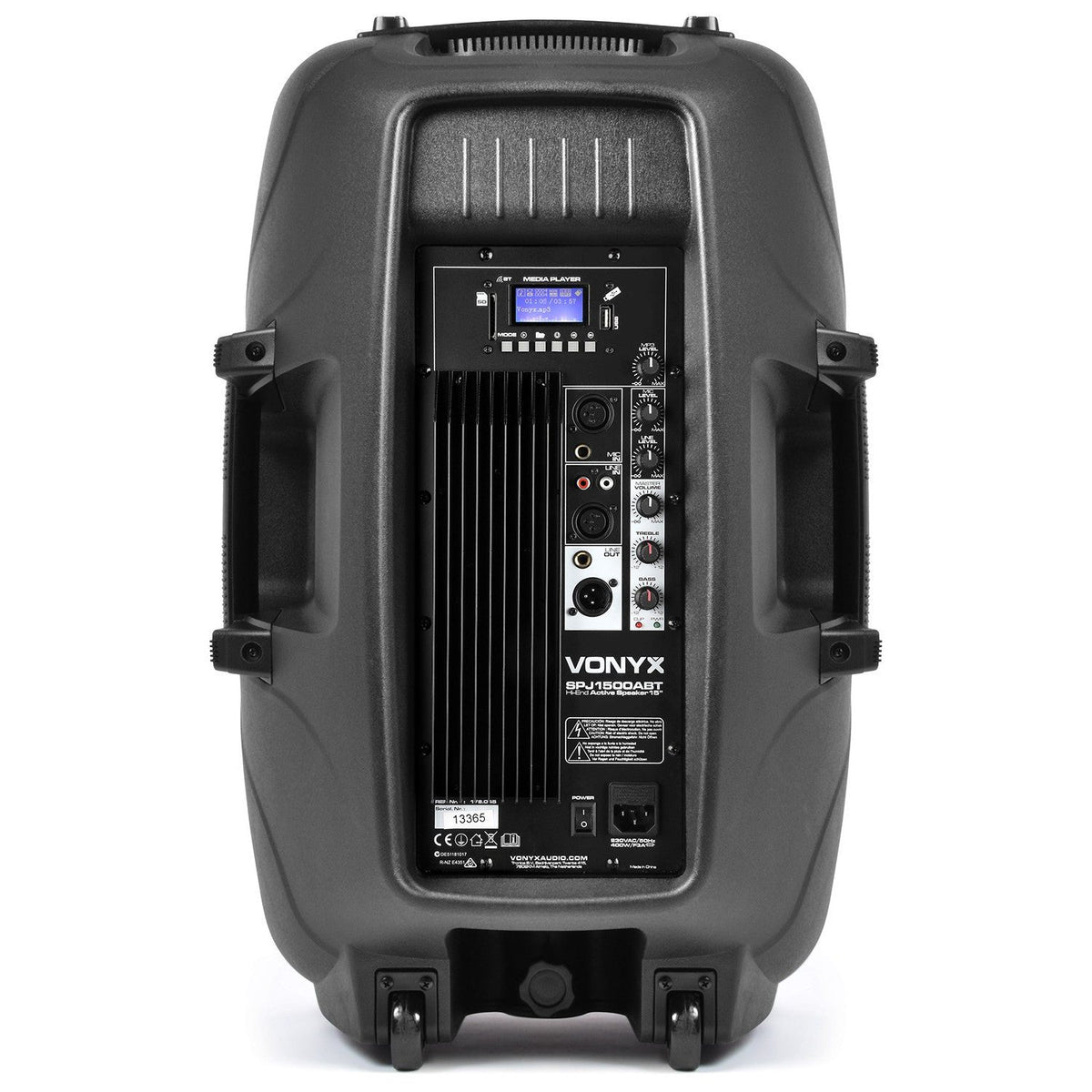 Vonyx SPJ - 1500ABT - MP3 Bafle Activo Hi - End BT 15" 800W - Tempo Shop