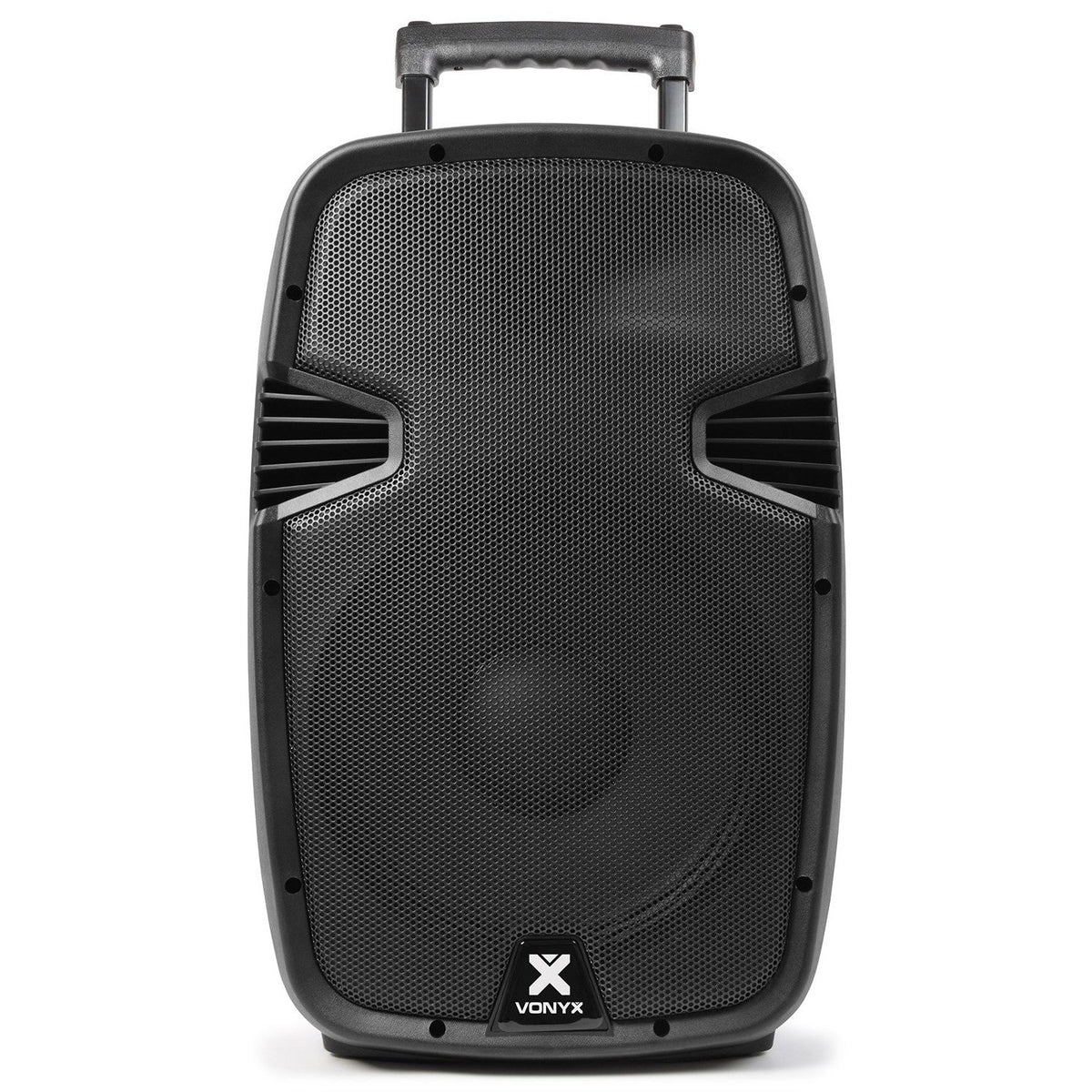 Vonyx SPJ - PA912 - Bafle Móvil activo ABS 12" 2 micros UHF/USB/MP3 - Tempo Shop