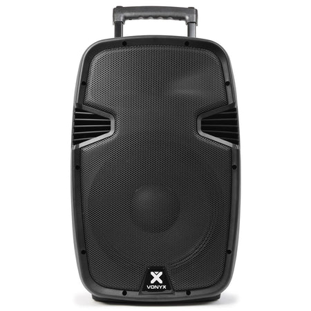 Vonyx SPJ - PA912 - Bafle Móvil activo ABS 12" 2 micros UHF/USB/MP3 - Tempo Shop
