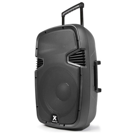 Vonyx SPJ - PA912 - Bafle Móvil activo ABS 12" 2 micros UHF/USB/MP3 - Tempo Shop