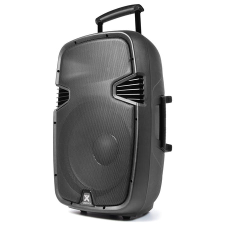 Vonyx SPJ - PA915 - Bafle móvil activo ABS 15" 2 micros UHF/USB/MP3 - Tempo Shop