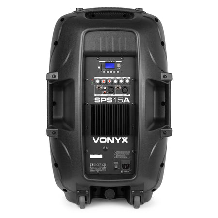Vonyx SPS15A - Kit de altavoz 15” active con Mp3 y trípode - Tempo Shop