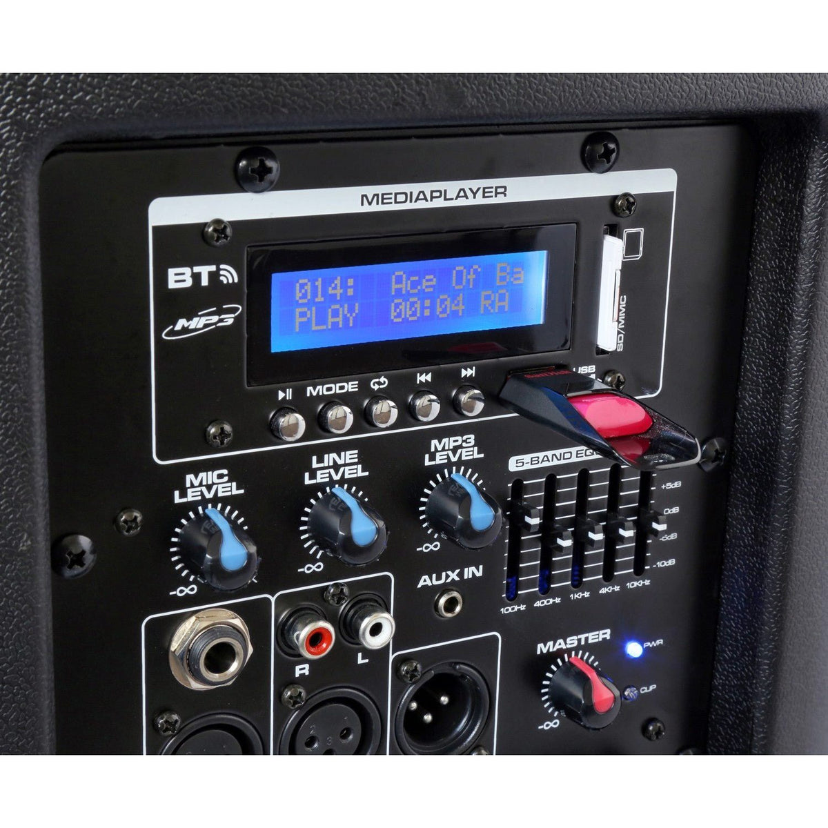Vonyx SPX - PA9210 - Sistema Portátil de Sonido ABS 2x10" - Tempo Shop