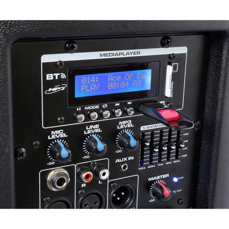 Vonyx SPX - PA9210 - Sistema Portátil de Sonido ABS 2x10" - Tempo Shop