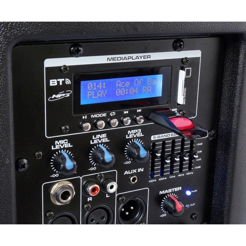 Vonyx SPX - PA9210 - Sistema Portátil de Sonido ABS 2x10" - Tempo Shop