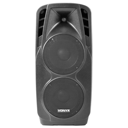 Vonyx SPX - PA9210 - Sistema Portátil de Sonido ABS 2x10" - Tempo Shop