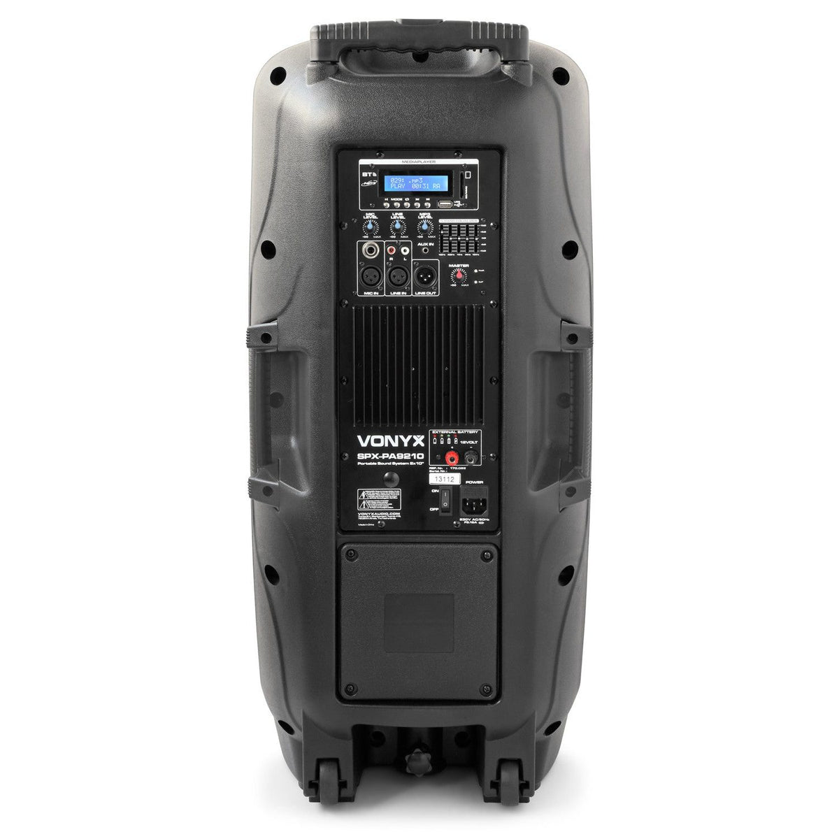 Vonyx SPX - PA9210 - Sistema Portátil de Sonido ABS 2x10" - Tempo Shop
