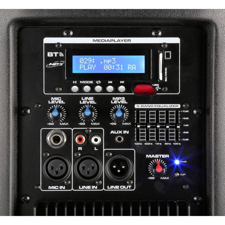 Vonyx SPX - PA9210 - Sistema Portátil de Sonido ABS 2x10" - Tempo Shop