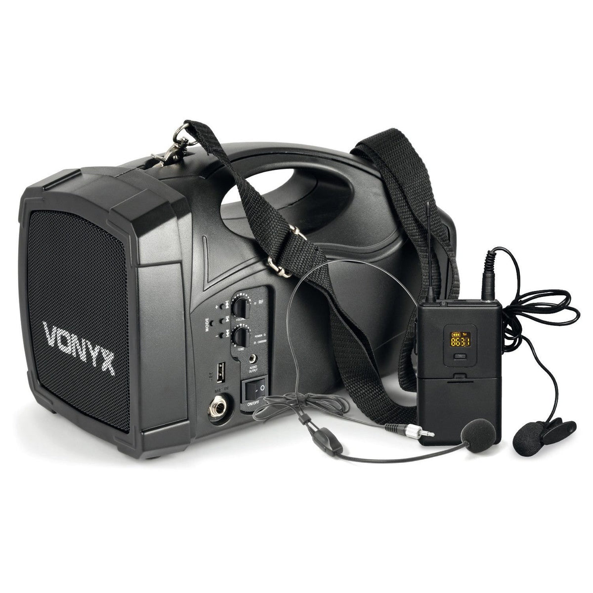 Vonyx ST012 - Megáfono con micro inalámbrico y batería - Tempo Shop