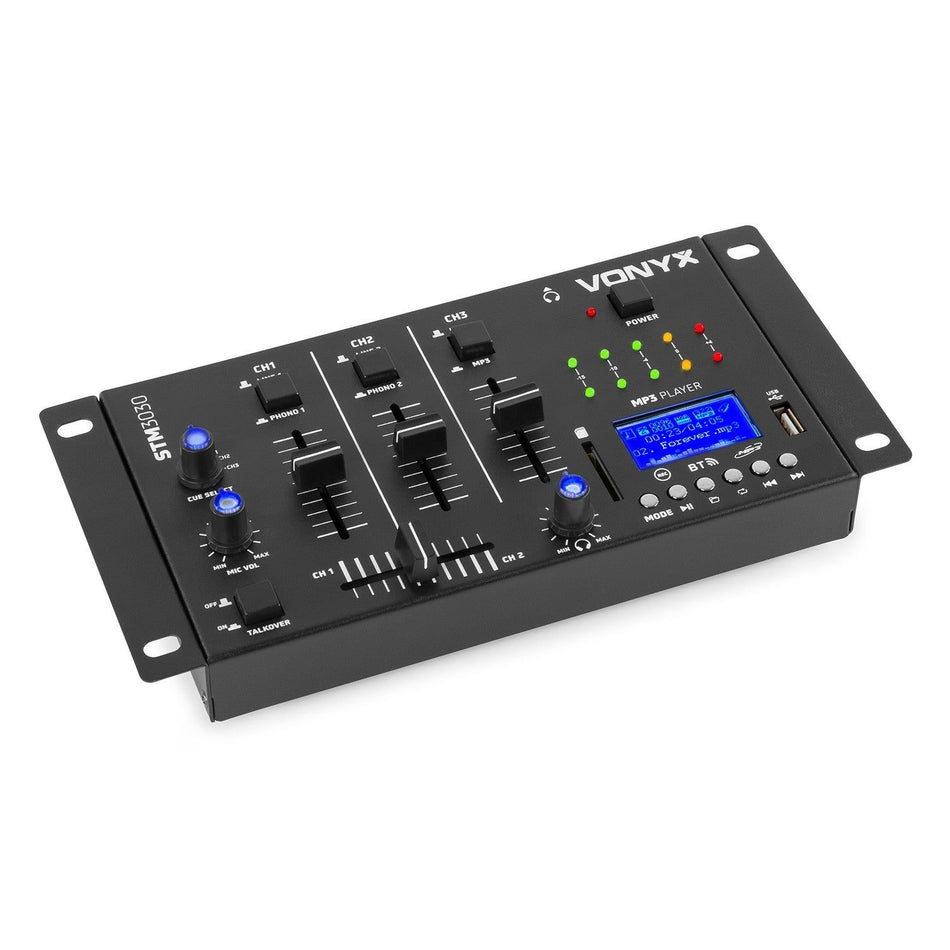 Vonyx STM3030 - Mezclador 6 canales USB/MP3/BT/REC - Tempo Shop
