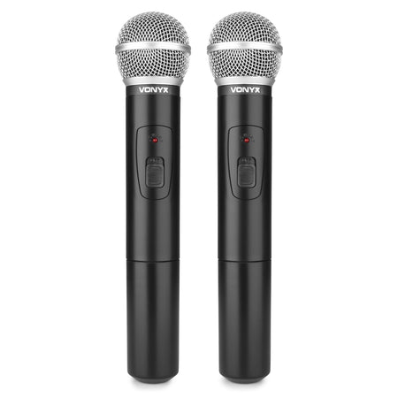 Vonyx STWM712 - Micrófono VHF 2 canales diversity - Tempo Shop