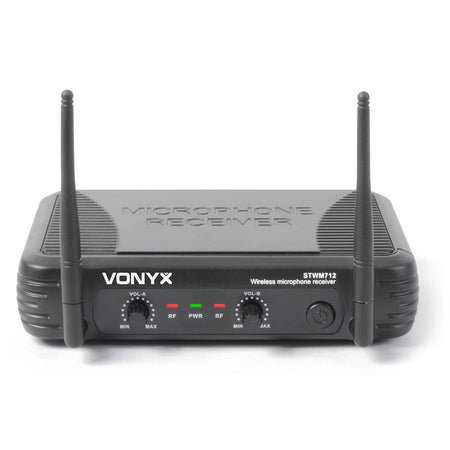 Vonyx STWM712H - Micro Inalámbrico 2 Canales VHF doble cabeza - Tempo Shop