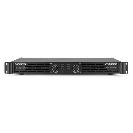 Vonyx VDA1000 - Amplificador PA 1U 2x 500W - Tempo Shop