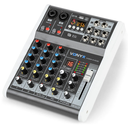 Vonyx VMM - K402 - Mezclador de directo 4 canales con DSP - Tempo Shop
