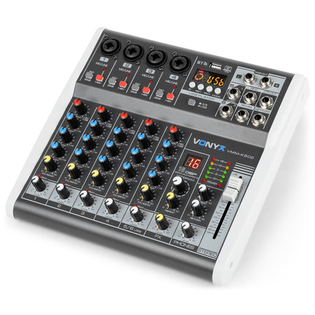 Vonyx VMM - K602 - Mezclador de directo 6 canales con DSP - Tempo Shop