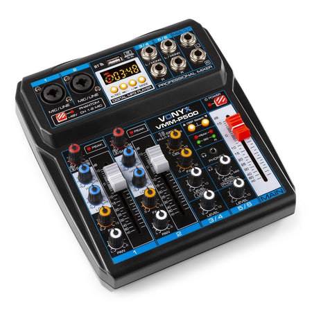 Vonyx VMM - P500 - Mezclador Directo 4 Canales con DSP, USB y reproductor MP3/BT - Tempo Shop