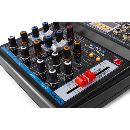 Vonyx VMM - P500 - Mezclador Directo 4 Canales con DSP, USB y reproductor MP3/BT - Tempo Shop