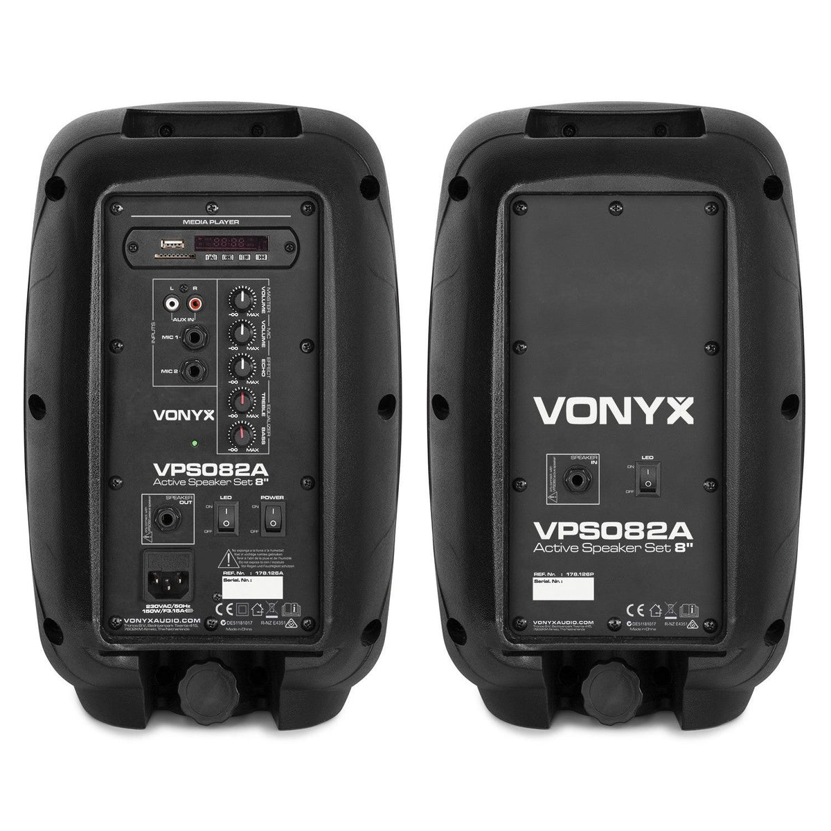 Vonyx VPS082A - Set Plug & Play 400W - Tempo Shop